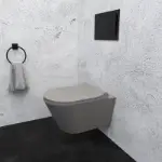 Avva Konzolna WC Šolja sa SS Daskom Siva