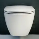 Sporospuštajuća WC daska bjela