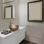 Zlatni lavabo ø360×150 mm