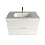 Friendly 600BX Bianco Neve Konzolni Ormarić sa Lavaboom Domo 61x46