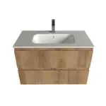 Friendly 600BX Rovere Farnia Konzolni Ormarić sa Lavaboom 61x46
