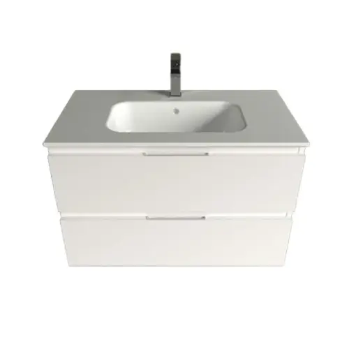 Friendly 800BX Bianco Neve Konzolni Ormarić sa Lavaboom Domo 80,5x46