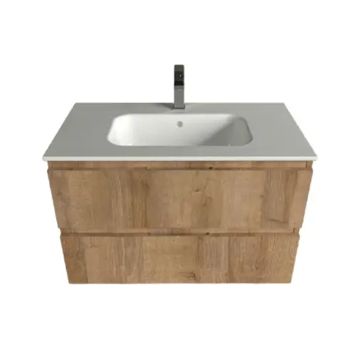 Friendly 800BX Rovere Farnia Konzolni Ormarić sa Lavaboom 80,5x46