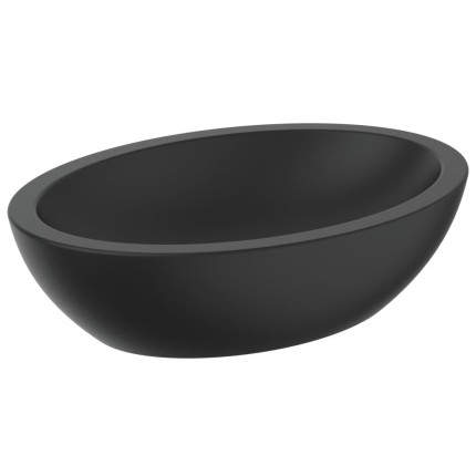 Strada  vessel ovalni lavabo crni, bez rupe